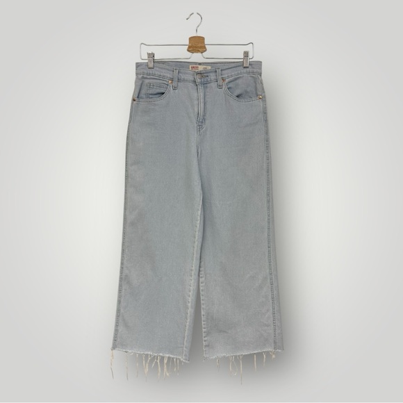 LEVI’S Signature Women's Heritage High-Rise Wide Leg Jeans Sz 28 - Picture 2 of 14